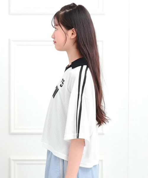 PINK-latte / ピンク ラテ その他トップス | 【セットアイテム】衿付きVネックメッシュT＋タンクセット | 詳細2