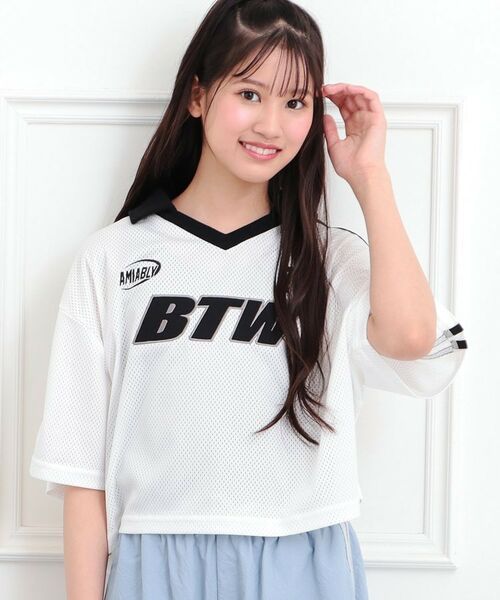 PINK-latte / ピンク ラテ その他トップス | 【セットアイテム】衿付きVネックメッシュT＋タンクセット | 詳細7