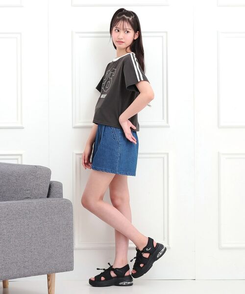 PINK-latte / ピンク ラテ Tシャツ | ラインストーンナンバリングTシャツ | 詳細12