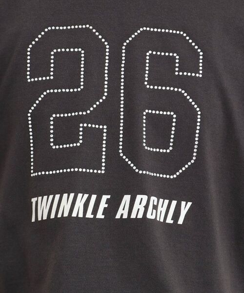 PINK-latte / ピンク ラテ Tシャツ | ラインストーンナンバリングTシャツ | 詳細14