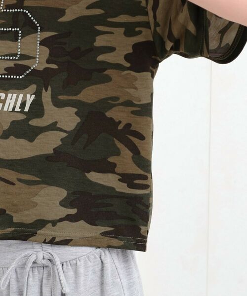 PINK-latte / ピンク ラテ Tシャツ | ラインストーンナンバリングTシャツ | 詳細6