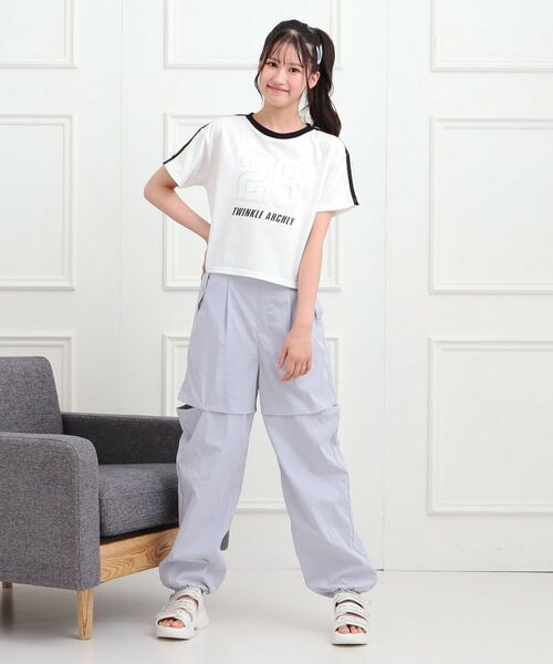 PINK-latte / ピンク ラテ Tシャツ | ラインストーンナンバリングTシャツ | 詳細8