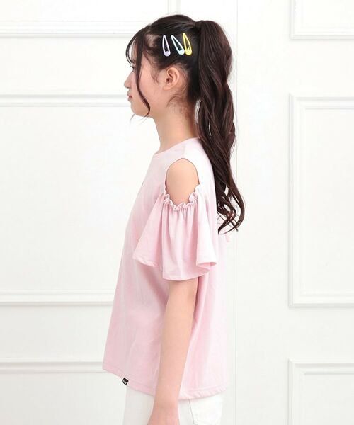 PINK-latte / ピンク ラテ カットソー | 肩あきフレアスリーブトップス | 詳細2
