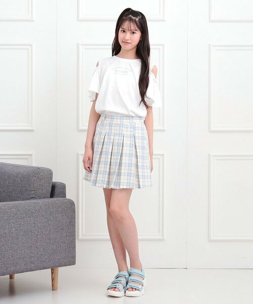 PINK-latte / ピンク ラテ カットソー | 肩あきフレアスリーブトップス | 詳細8