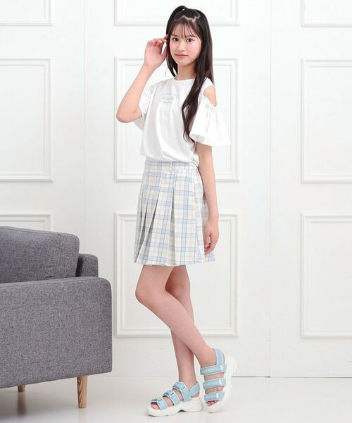 PINK-latte / ピンク ラテ カットソー | 肩あきフレアスリーブトップス | 詳細9