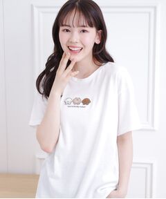 PINK-latte / ピンク ラテ Tシャツ | 接触冷感 ワンちゃんサガラTシャツ