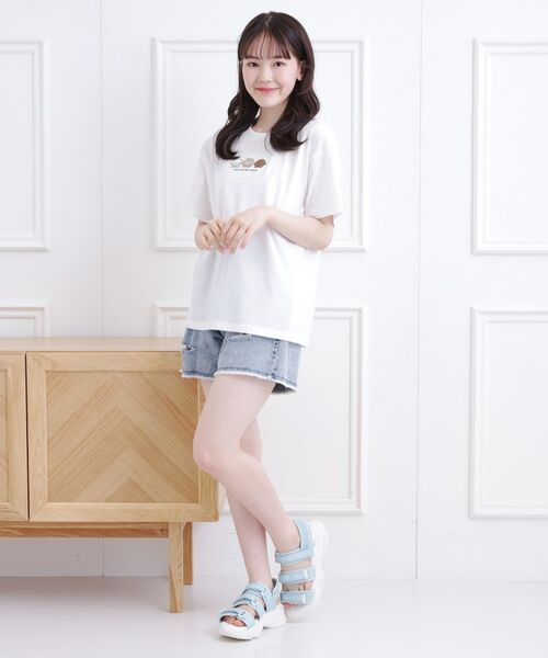 PINK-latte / ピンク ラテ Tシャツ | 接触冷感 ワンちゃんサガラTシャツ | 詳細8