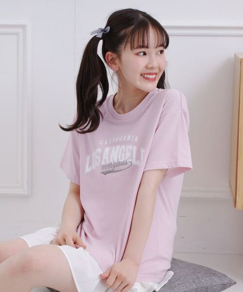 PINK-latte / ピンク ラテ Tシャツ | カレッジロゴTシャツ | 詳細15