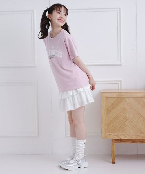 PINK-latte / ピンク ラテ Tシャツ | カレッジロゴTシャツ | 詳細17