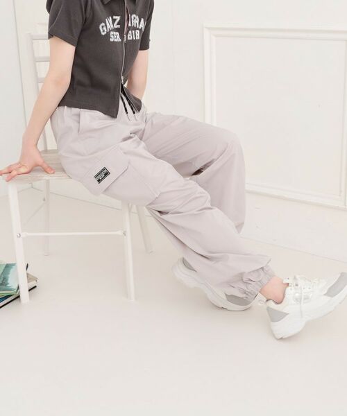 PINK-latte / ピンク ラテ パンツ | シンプルカーゴパンツ | 詳細11