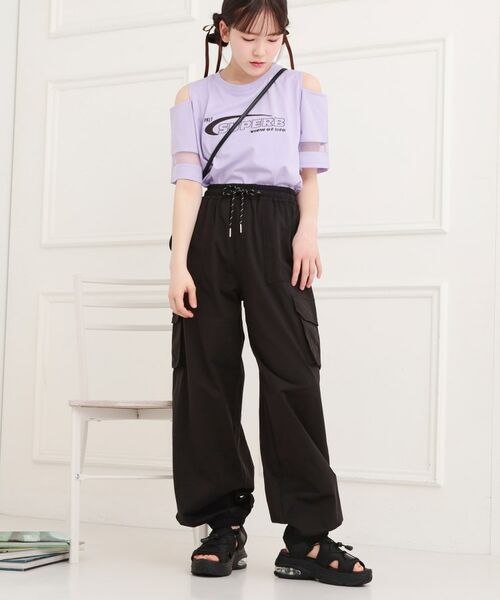 PINK-latte / ピンク ラテ パンツ | シンプルカーゴパンツ | 詳細15