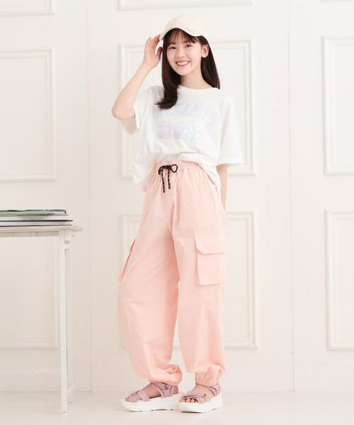 PINK-latte / ピンク ラテ パンツ | シンプルカーゴパンツ | 詳細19