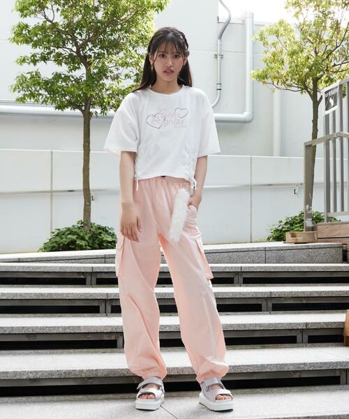 PINK-latte / ピンク ラテ パンツ | シンプルカーゴパンツ | 詳細25