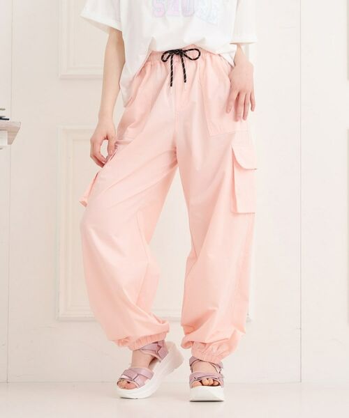 PINK-latte / ピンク ラテ パンツ | シンプルカーゴパンツ(ピンク(073))