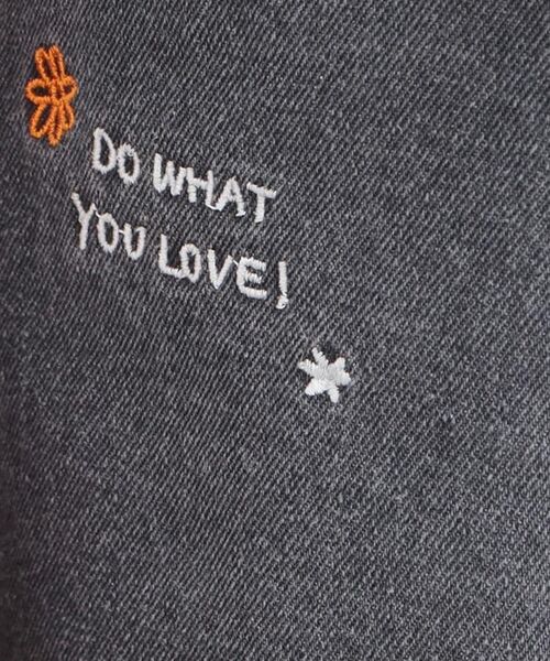 PINK-latte / ピンク ラテ ショート・ハーフ・半端丈パンツ | らくがき刺繍フリンジショートパンツ | 詳細15