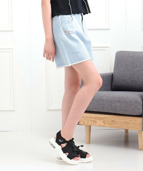 PINK-latte / ピンク ラテ ショート・ハーフ・半端丈パンツ | らくがき刺繍フリンジショートパンツ | 詳細16