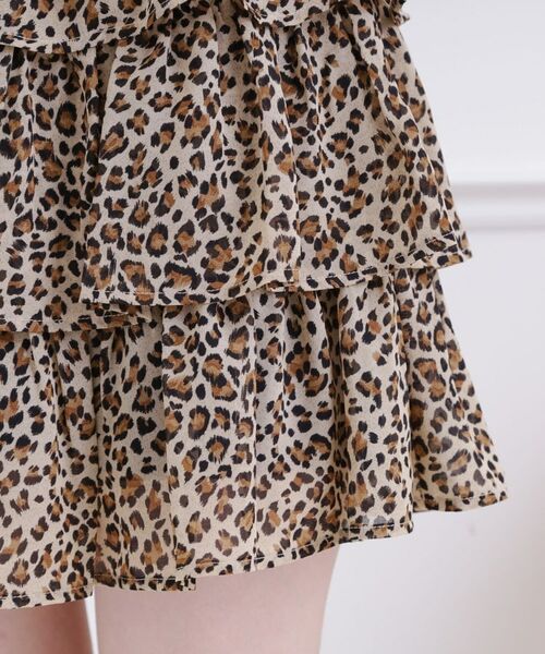 PINK-latte / ピンク ラテ ミニ・ひざ丈スカート | 3段フリルスカート | 詳細7