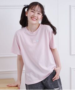 PINK-latte / ピンク ラテ Tシャツ | グラデーションくまちゃん発砲ビッグTシャツ