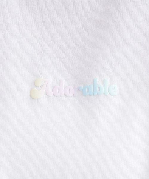 PINK-latte / ピンク ラテ Tシャツ | グラデーションくまちゃん発砲ビッグTシャツ | 詳細10