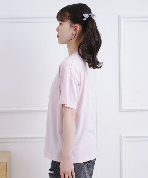 PINK-latte / ピンク ラテ Tシャツ | グラデーションくまちゃん発砲ビッグTシャツ | 詳細2