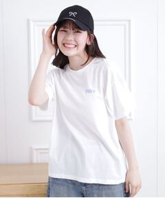 PINK-latte / ピンク ラテ Tシャツ | バックハートロゴTシャツ