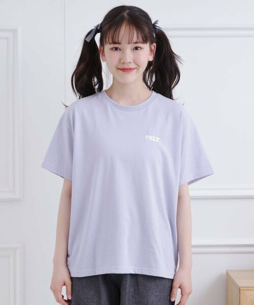 PINK-latte / ピンク ラテ Tシャツ | バックハートロゴTシャツ | 詳細1