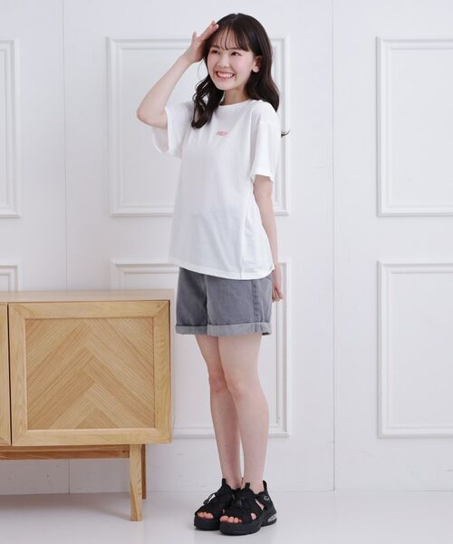 PINK-latte / ピンク ラテ Tシャツ | バックハートロゴTシャツ | 詳細13