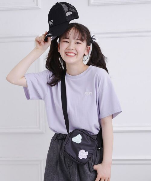 PINK-latte / ピンク ラテ Tシャツ | バックハートロゴTシャツ | 詳細17