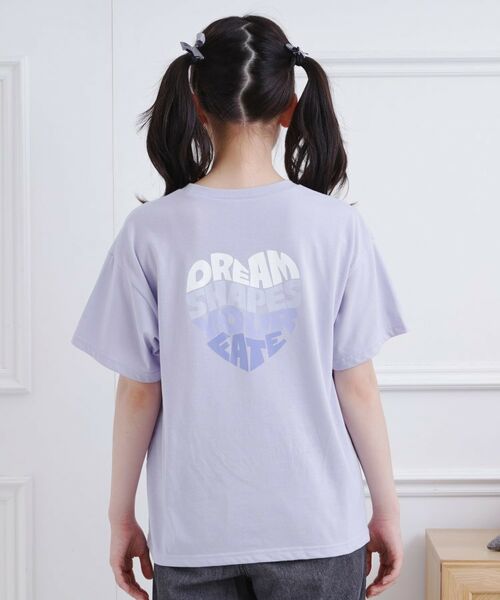 PINK-latte / ピンク ラテ Tシャツ | バックハートロゴTシャツ | 詳細3