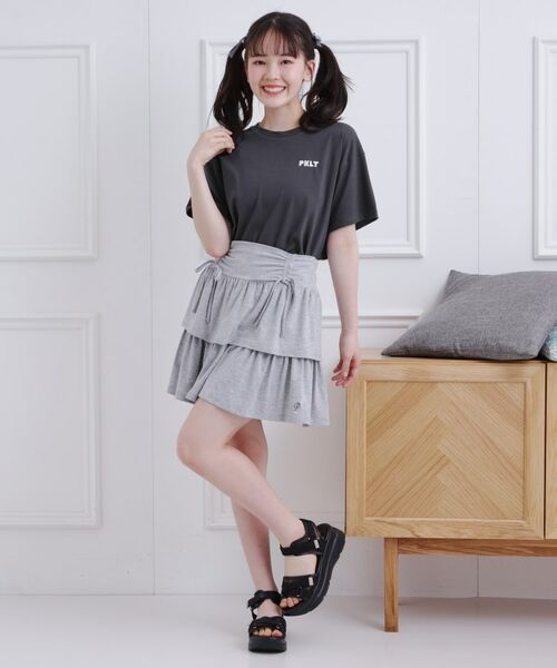 PINK-latte / ピンク ラテ Tシャツ | バックハートロゴTシャツ | 詳細8