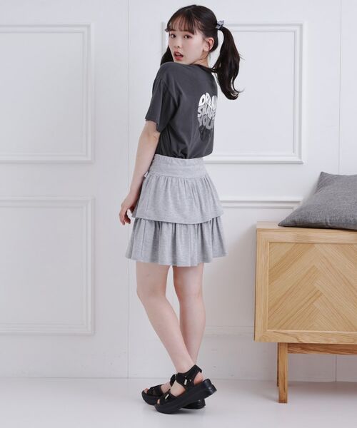 PINK-latte / ピンク ラテ Tシャツ | バックハートロゴTシャツ | 詳細9