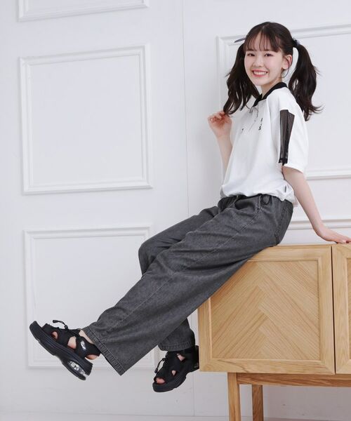 PINK-latte / ピンク ラテ パンツ | 冷感さらっとイージーロングパンツ | 詳細15