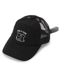 PINK-latte / ピンク ラテ キャップ | くま刺繍メッシュキャップ