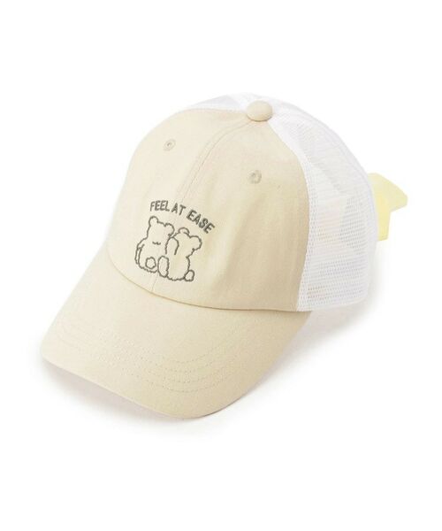 PINK-latte / ピンク ラテ キャップ | くま刺繍メッシュキャップ | 詳細1