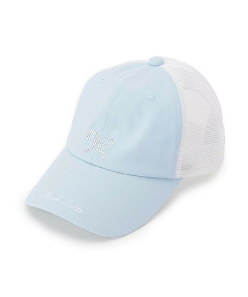 PINK-latte / ピンク ラテ キャップ | ストーンリボンメッシュキャップ | 詳細1