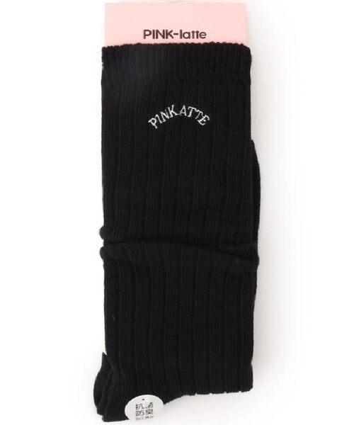 PINK-latte / ピンク ラテ ソックス | 【30cm丈】カレッジロゴルーズソックス | 詳細6