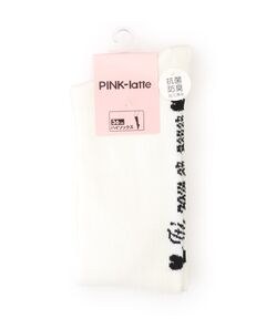 PINK-latte / ピンク ラテ ソックス | 【36cm丈】タテロゴハイソックス