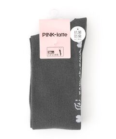 PINK-latte / ピンク ラテ ソックス | 【36cm丈】タテロゴハイソックス