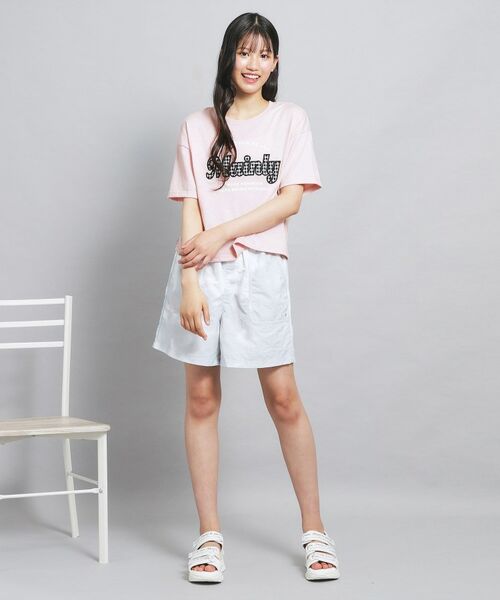 PINK-latte / ピンク ラテ Tシャツ | ギンガムアップリケTシャツ | 詳細17