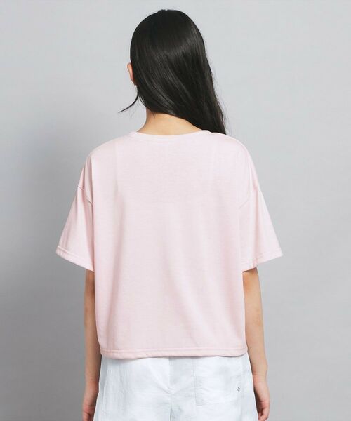 PINK-latte / ピンク ラテ Tシャツ | ギンガムアップリケTシャツ | 詳細3