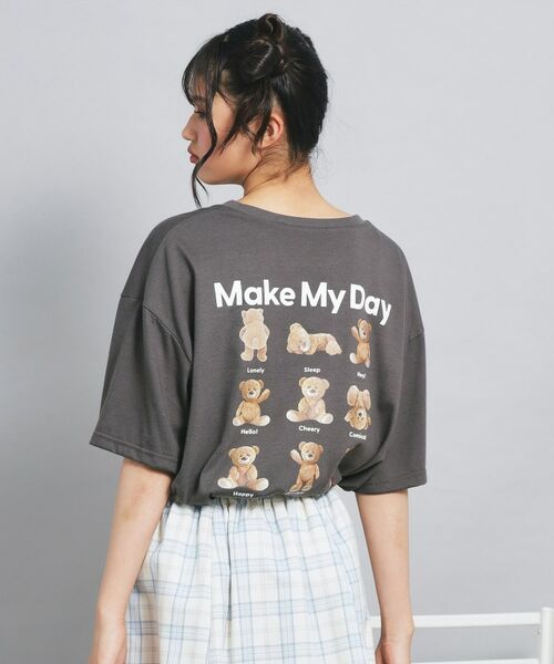 PINK-latte / ピンク ラテ Tシャツ | くまいっぱいビッグTシャツ | 詳細12