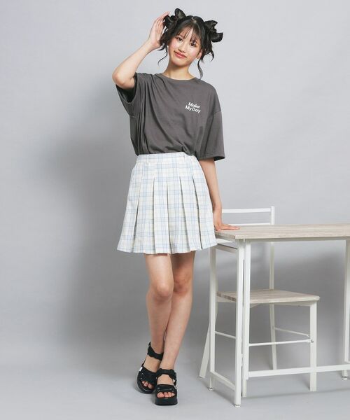 PINK-latte / ピンク ラテ Tシャツ | くまいっぱいビッグTシャツ | 詳細13