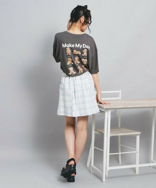 PINK-latte / ピンク ラテ Tシャツ | くまいっぱいビッグTシャツ | 詳細14