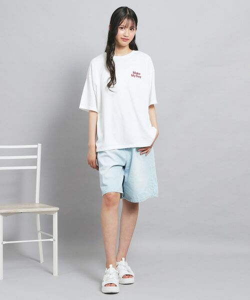 PINK-latte / ピンク ラテ Tシャツ | くまいっぱいビッグTシャツ | 詳細17