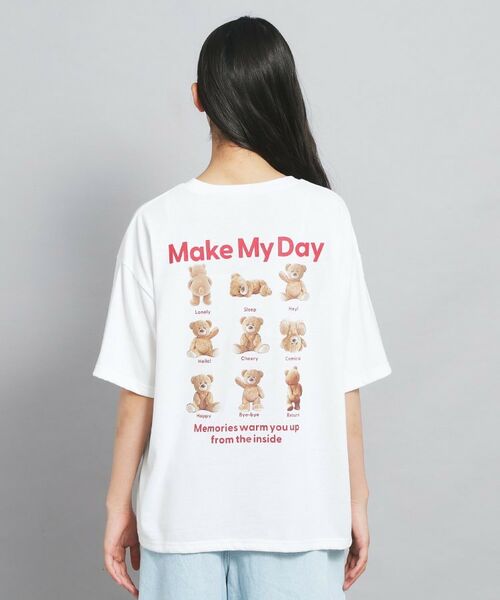 PINK-latte / ピンク ラテ Tシャツ | くまいっぱいビッグTシャツ | 詳細3