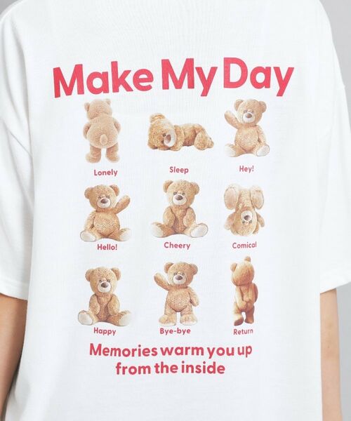 PINK-latte / ピンク ラテ Tシャツ | くまいっぱいビッグTシャツ | 詳細7