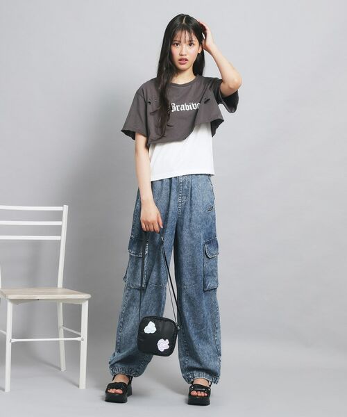 PINK-latte / ピンク ラテ ショルダーバッグ | ワッペンミニショルダー | 詳細2