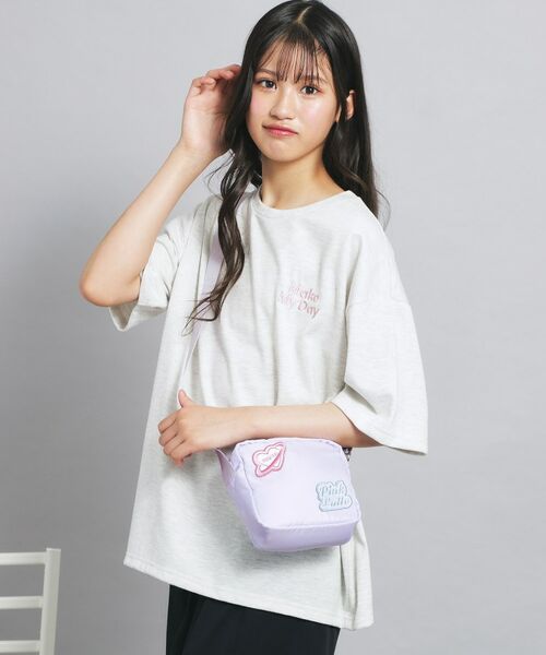 PINK-latte / ピンク ラテ ショルダーバッグ | ワッペンミニショルダー | 詳細9