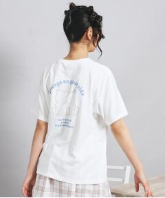 PINK-latte / ピンク ラテ Tシャツ | ペアくまちゃんビッグTシャツ