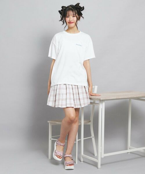 PINK-latte / ピンク ラテ Tシャツ | ペアくまちゃんビッグTシャツ | 詳細10